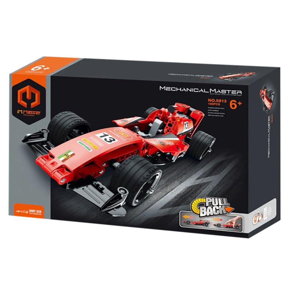 Set de Construcción Mechanical Master Auto de Carreras Pull Back de 150 Piezas 6+ Años