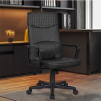 Silla Ejecutiva Ergonómica con Reposabrazos y Ajuste de Altura Dania Negra