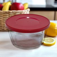 Hermético de Vidrio con Tapa Plástica