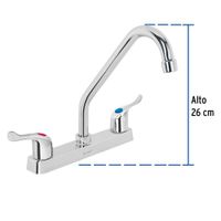 Lavaplatos Mezcladora Basic Cuello Largo - Foset