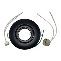 Ojo de Buey Acerra Negro GX5.3