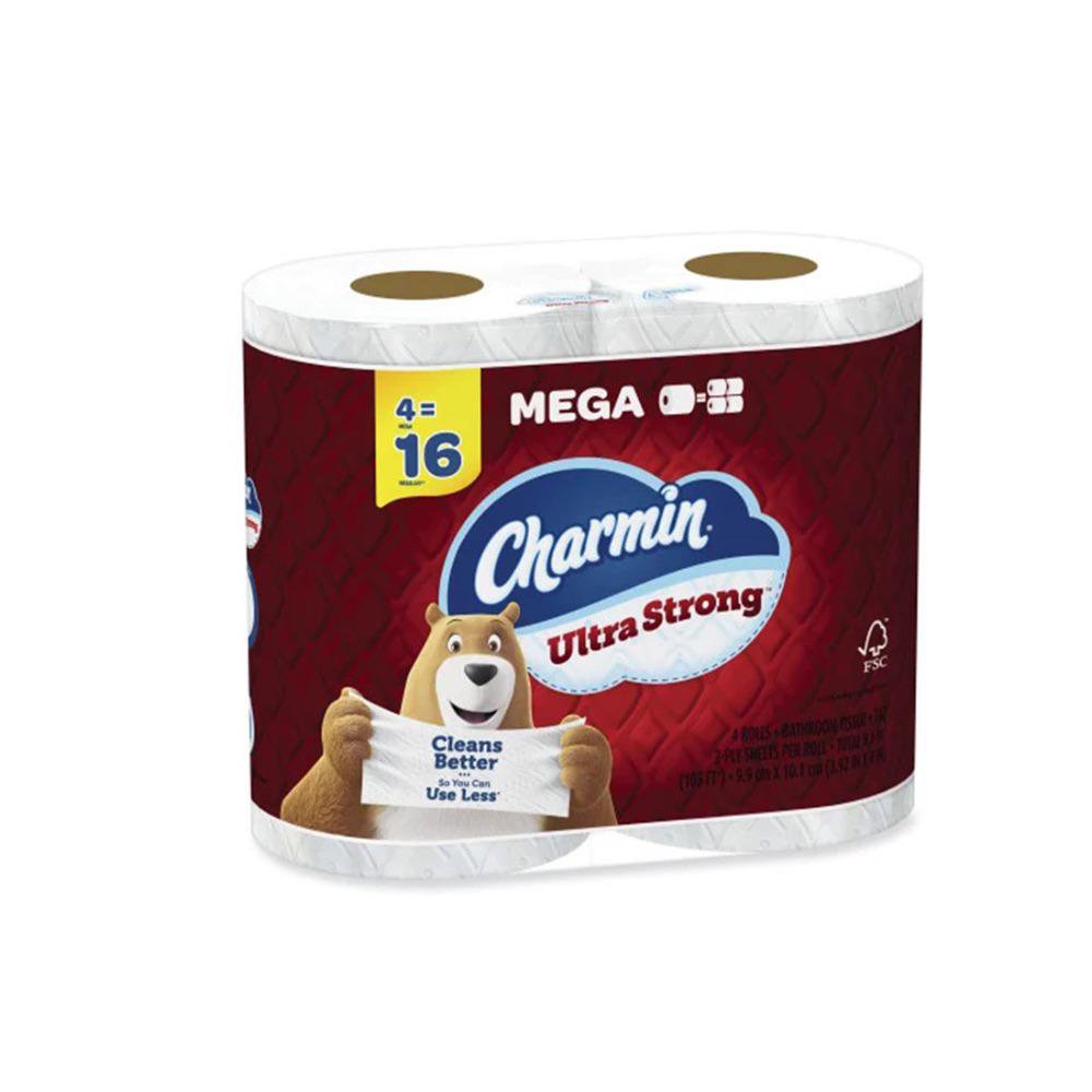 Papel Higiénico Ultra Strong, 4 Rollos
