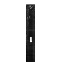 Riel de 200 Cm con 3 Hilos Acabado Negro