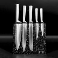 Set de Cuchillos 6 Piezas Acero Inoxidable