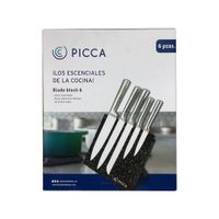 Set de Cuchillos 6 Piezas Acero Inoxidable