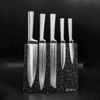 Set de Cuchillos 6 Piezas Acero Inoxidable
