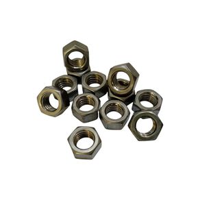 Set-de-10-Tuercas-Hexagonal-Negra-de-3-8-Plg