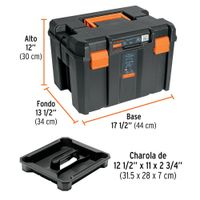 Caja de Herramientas Profunda 17 X 12 Plg