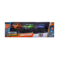 Set de 3 Camionetas de Fricción de 20 cm