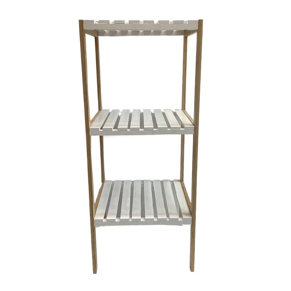 Organizador Bambú 3 Niveles Organizador de Bambú y MDF con 3 Niveles 34 x 33 x 80 cm Color…