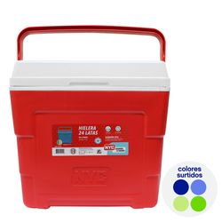 Hielera Cancún Azul y Roja 20 L