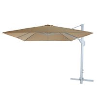 Sombrilla Banana Cuadrada Taupe 3x2.65M