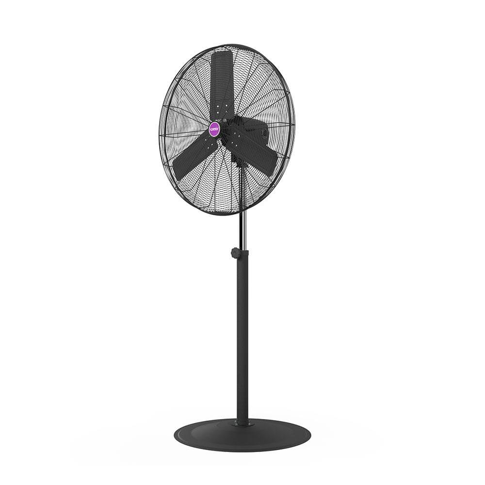 Ventilador Industrial de Pedestal Vortex de 30 plg con 3 Velocidades Color Negro