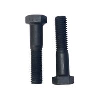 Tornillo Hexagonal Negro G8 3/8x4 Plg