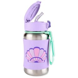 Vaso de Acero Inoxidable con Pajilla Spark Style Concha Marina