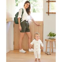 Mochila Pañalera Forma Sage