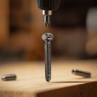 Set de 100 Tornillos Cabeza Redonda Combinada 8X1 1/4 Plg