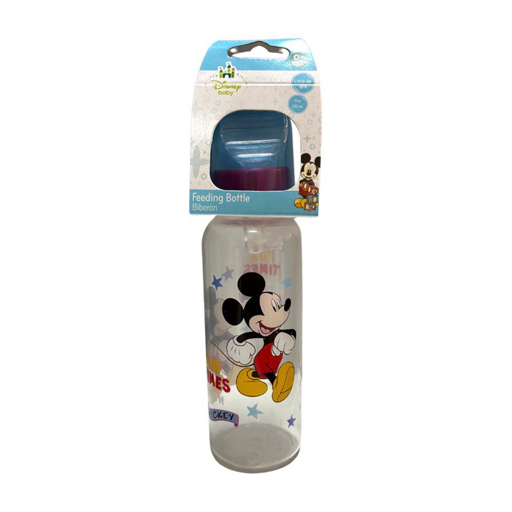 Pacha Diseño de Mickey Mouse de 8 Oz Biberón Disney Baby Mickey Mouse 8 oz Multicolor
