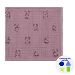 Paquete de 4 Pañuelos Faciales con Diseño de Conejos