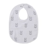 Paquete de 4 Baberos con Diseño de Conejos