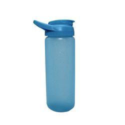 Botella Ecoline con Tapa y Agarre Celeste