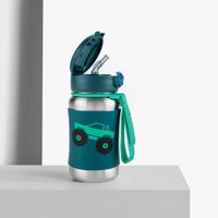 Vaso de Acero Inoxidable con Pajilla Spark Style Camión