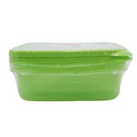 Set 2 Tazones Cuadrados Plásticos 3.5 Tz Verde
