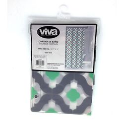 Cortina de Baño Transparente Peva Jade 177 X 183 Cm