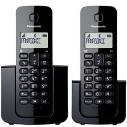 Dúo de Teléfonos Inalámbricos Panasonic KX-TGB112LAB Negro