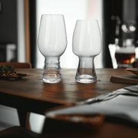 Set de 2 Vasos de Vidrio para Cerveza