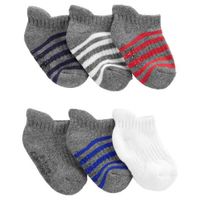 Set de 6 Pares de Calcetines Tobilleros para Niño - Varias Tallas