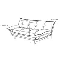 Sofá Cama Dione De 195 x 102 x 90 Cm - Varios Colores