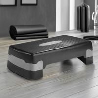 Grada para Aeróbicos Antideslizante con Altura Ajustable para Entrenamiento 2 en 1