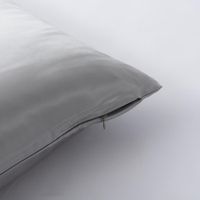 Sobrefunda de Seda Gris King 50 x 90 Cm