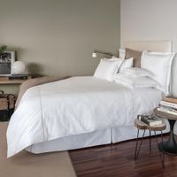 Funda para Almohada con Borde Gris 51 x 91 Cm