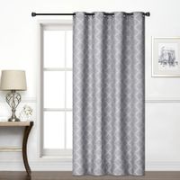 Cortina Jacquard Gris Claro 140 x 240 Cm