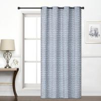 Cortina Jacquard Azul 140 x 240 Cm