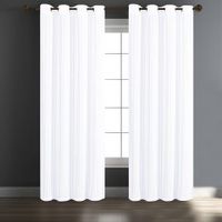 Cortina para Dormitorio 139 x 228 Cm Blanco