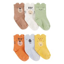 Calcetas con Diseños de Animales 6 Pares - Varias Tallas