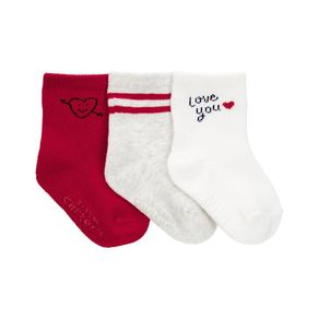 Set de Calcetas para Bebé Diseño San Valentín 6 Pzas - Varias Tallas