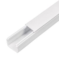 Canaleta Plástica De Pared Blanca De 20X17 Mm - Volteck