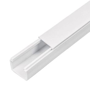 Canaleta Plástica De Pared Blanca De 20X17 Mm - Volteck