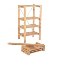 Estantería Viena de Madera 4 Repisas