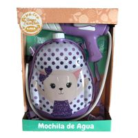 Mochila con Pistola de Agua Diseños Surtidos