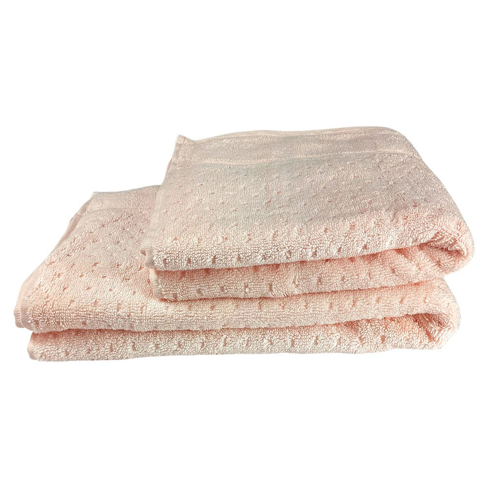 Set de Toallas Mano y Baño Blanco 2 Pzas Set de Toallas para Manos y Baño Color Blanco 2 P…
