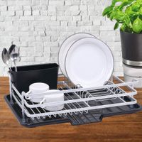 Escurridor de Platos con Bandeja de Aluminio