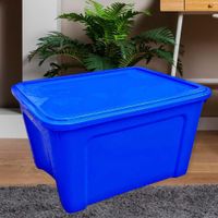 Caja Ultra Box Plástico Azul con Tapa