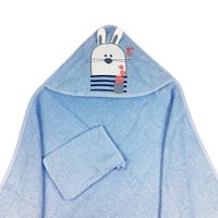 Toalla-con-Capucha-para-Bebe-2-Pzas-Conejo-Celeste