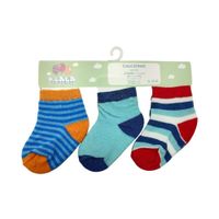 Set de 3 Pares de Calcetas para Bebé 6-12 Meses