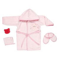 Bata-de-Baño-para-Bebe-4-Pzas-Rosa